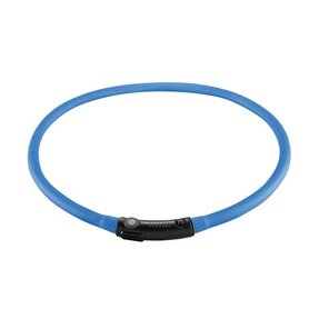 Led Silikon Leuchtschlauch, Yukon, Hund Universal 20-70 Cm, Blau, Kürzbar, Mit Usb Kabel  3