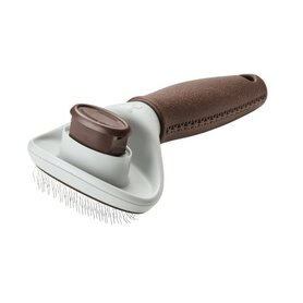 Bürste Zupf Selbstreinigend Spa Mittel Kunststoff Braun/Grau 3