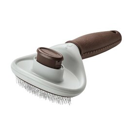 Bürste Zupf Selbstreinigend  Spa Groß Kunststoff Braun/Grau 3