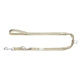 Hunter Verst.Führleine New Orleans, 20/200 Taupe, Baumwolle  1