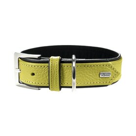 Hunter Halsband Capri, 35 Lindgrün/Schwarz, Leder  1