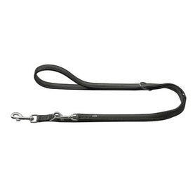 Hunter Verst.Führleine Wallgau, 15/200 Taupe, Leder  1