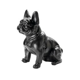 Hunter Französische Bulldogge Sitzend Schwarz, 40X29X45 Cm  1