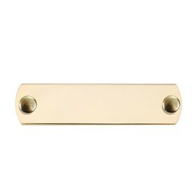 Label Klein (One Sided) Polished Brass Rivet