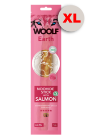 Woolf Earth Noohide Xl Stick With Salmon 85G