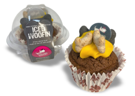 Carob Woofin With Yellow Frosting  6 St