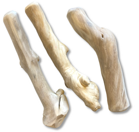 Back zoo nature wolf coffee wood large 3 stuks ass