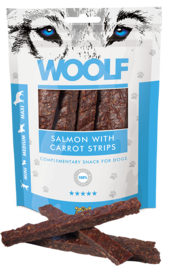 Woolf classic salmon with carrot strips 100 gram